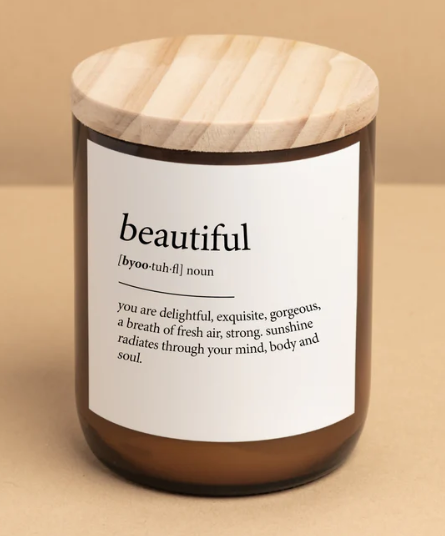 Dictionary Candle / Beautiful - Ubud