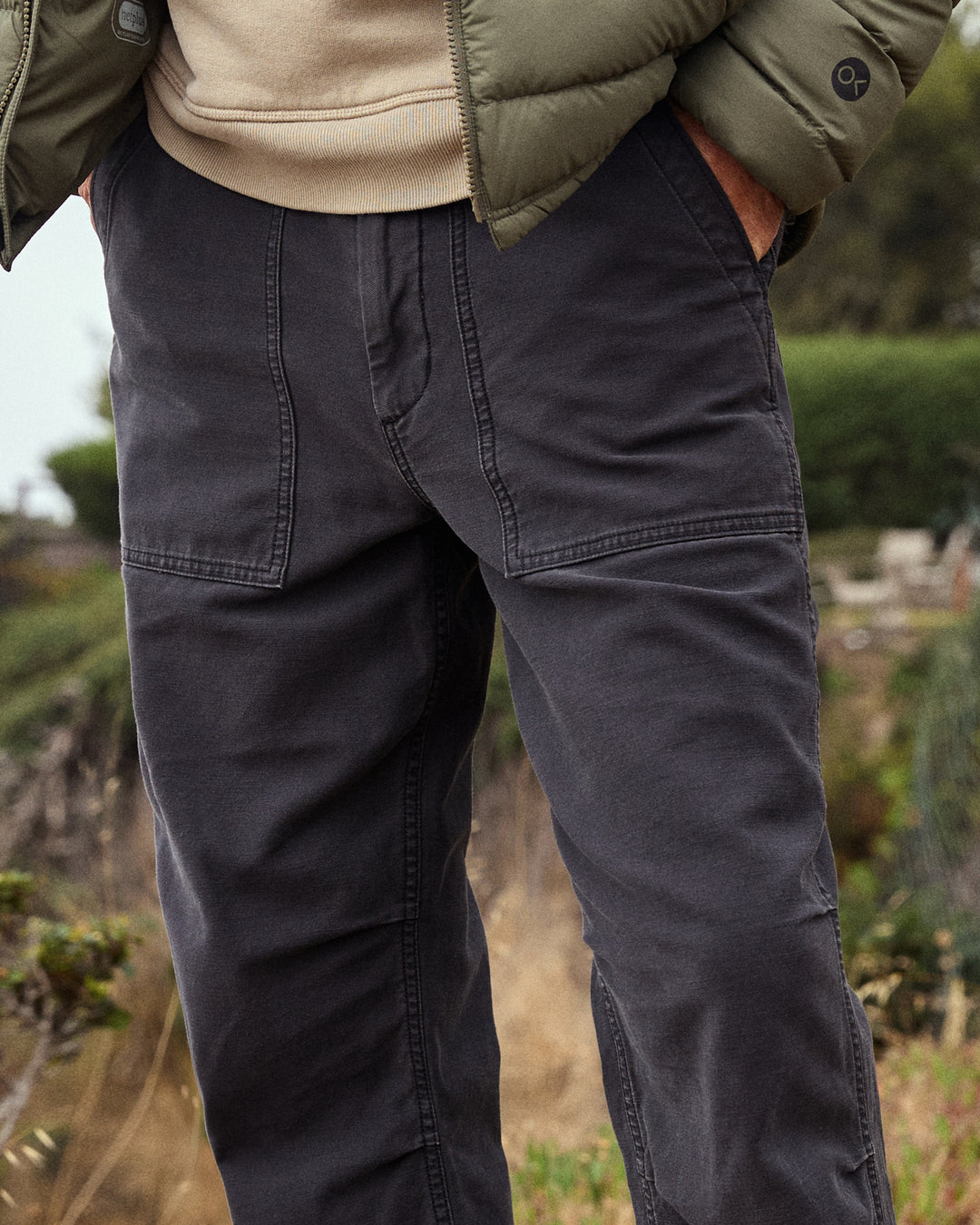 THE FIELD PANT-WASHED BLACK