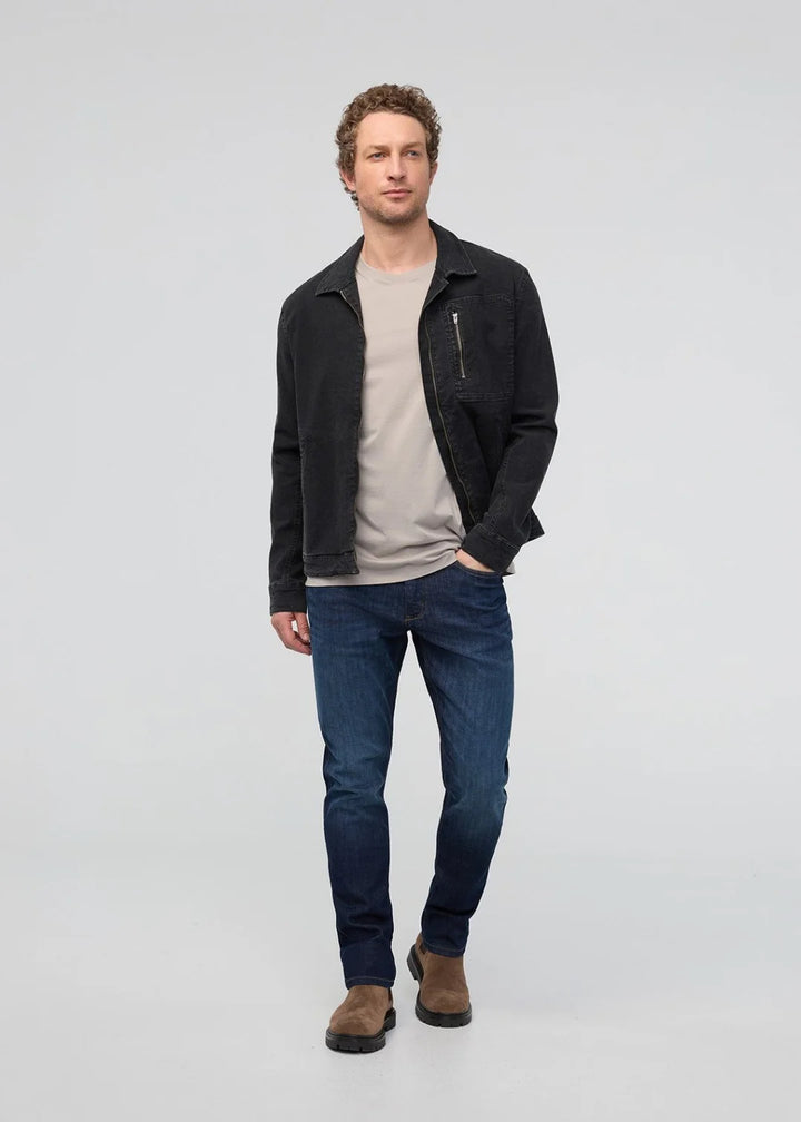 Performance Denim Relaxed Taper-Marina Blue