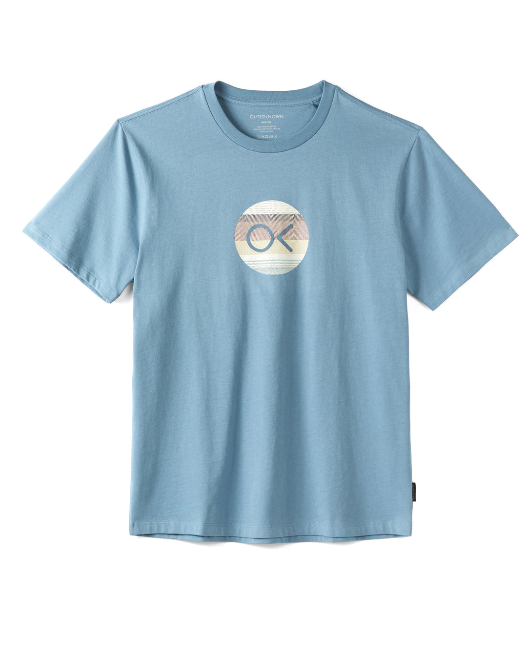 OK PATTERN DOT TEE-HAZY SEA