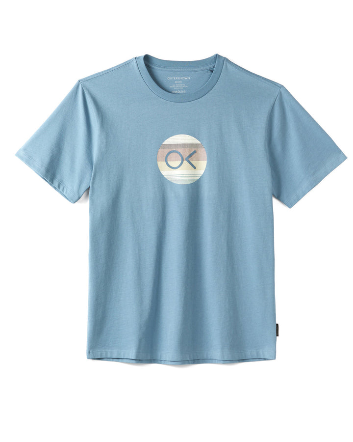 OK PATTERN DOT TEE-HAZY SEA