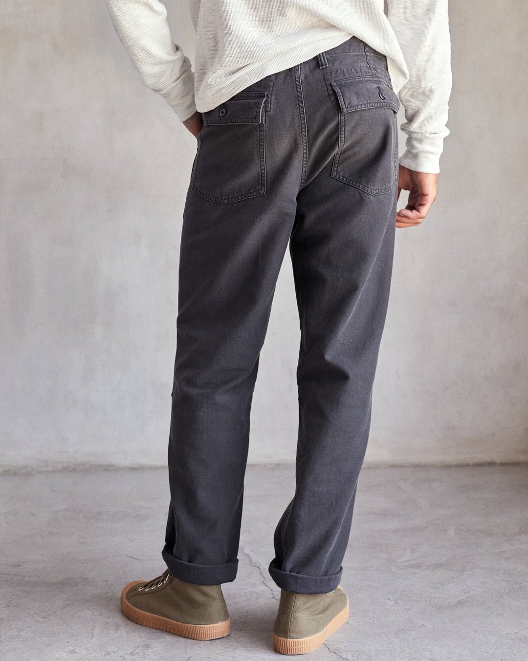 THE FIELD PANT-WASHED BLACK