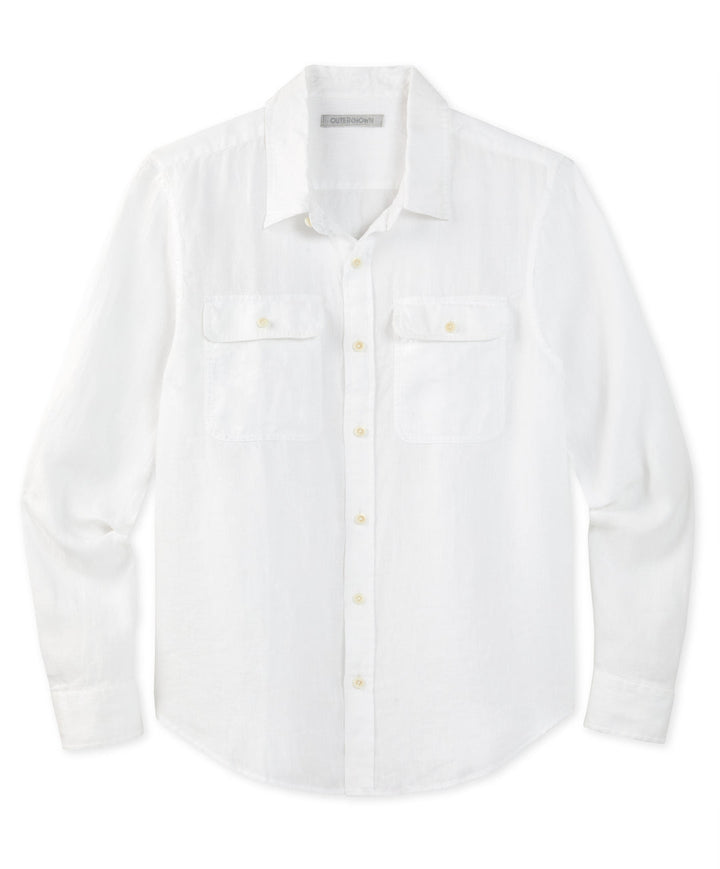 WINDWARD LINEN SHIRT-SALT