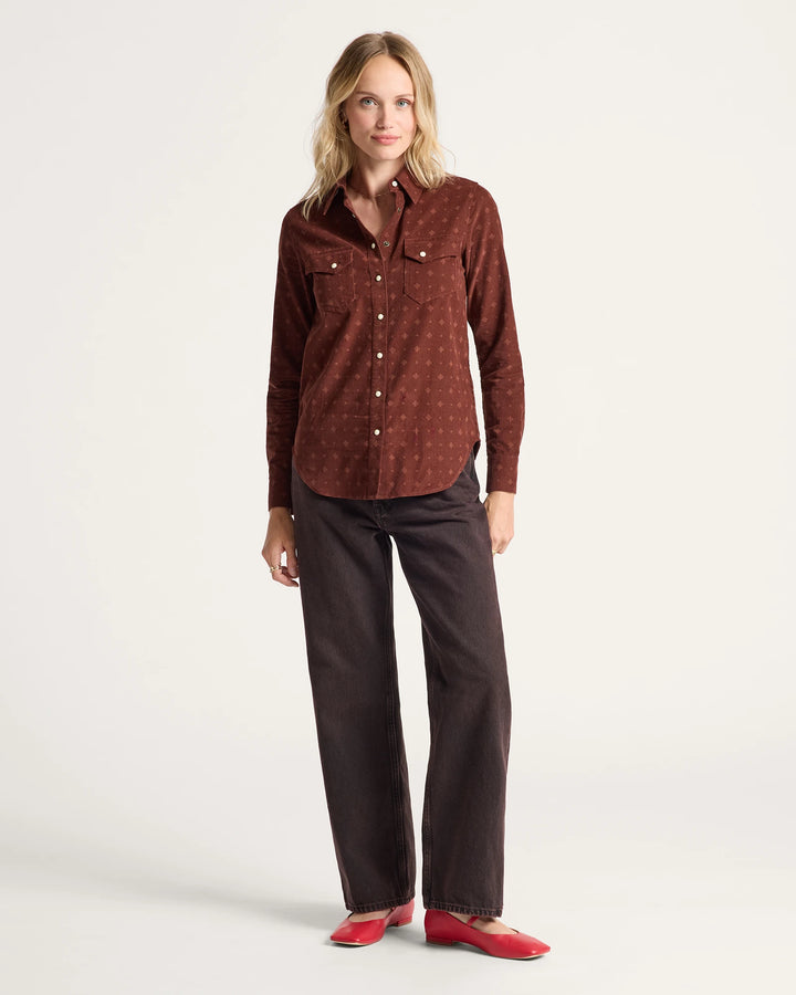 gambler shirt-burgundy foulard