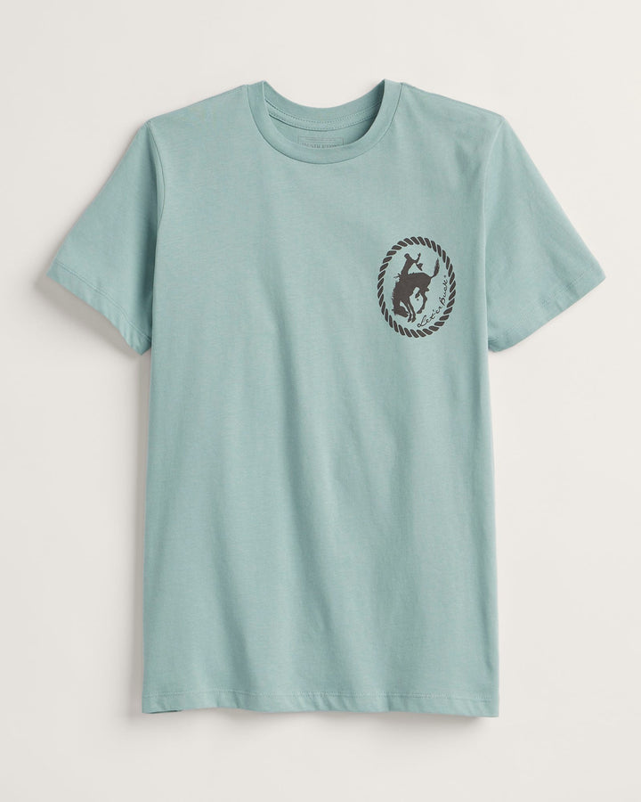 pendleton whisky graphic tee-seafoam