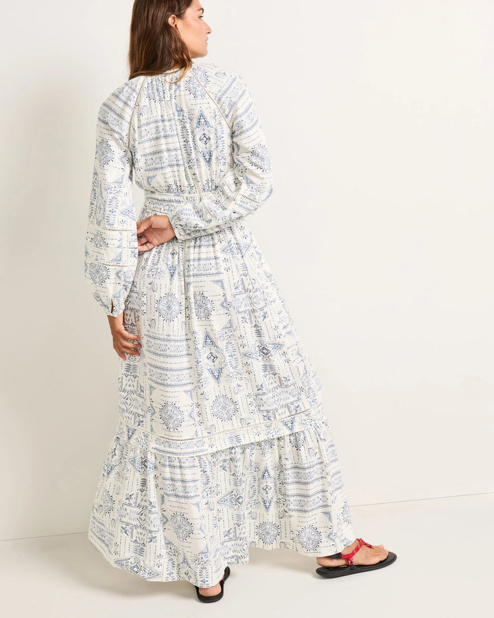 athena maxi dress-blue laurel grove