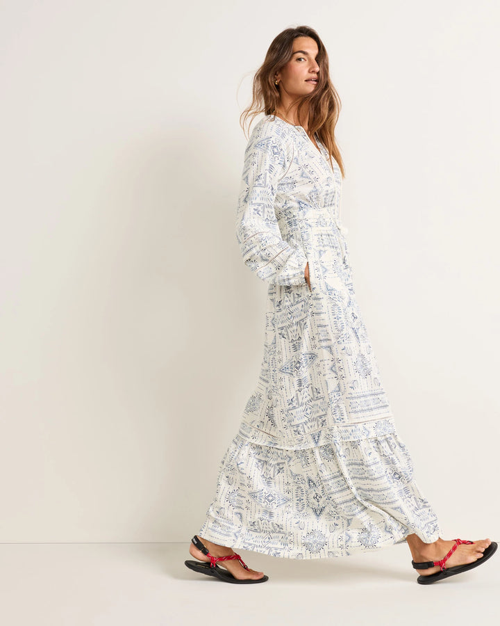 athena maxi dress-blue laurel grove