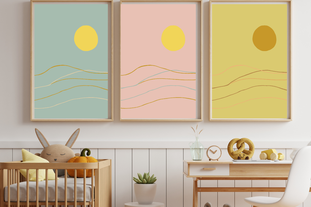Simple Waves Print