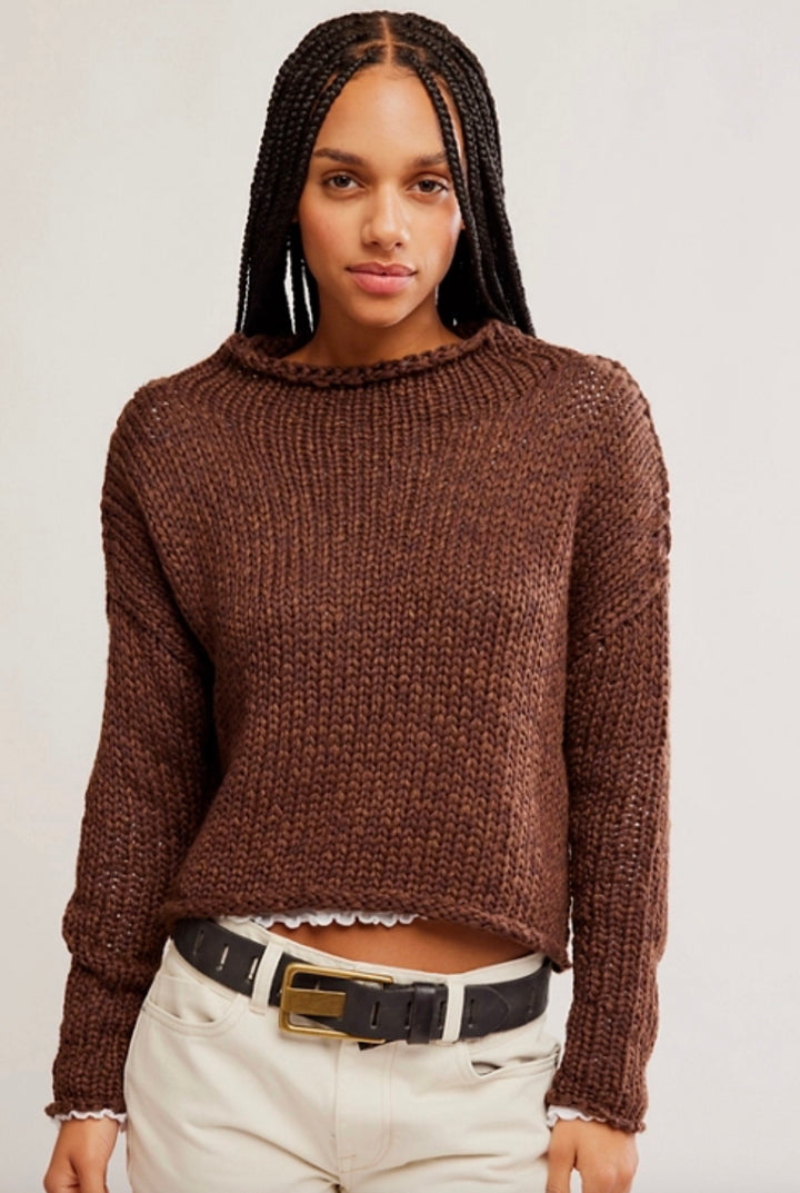 OPAL SWEATER / CHICORY COFFEE