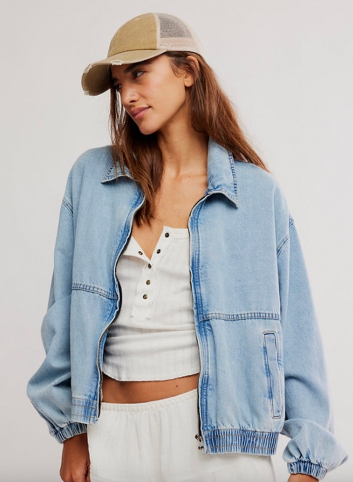 BIRDIE DENIM JACKET / MOCKINGBIRD