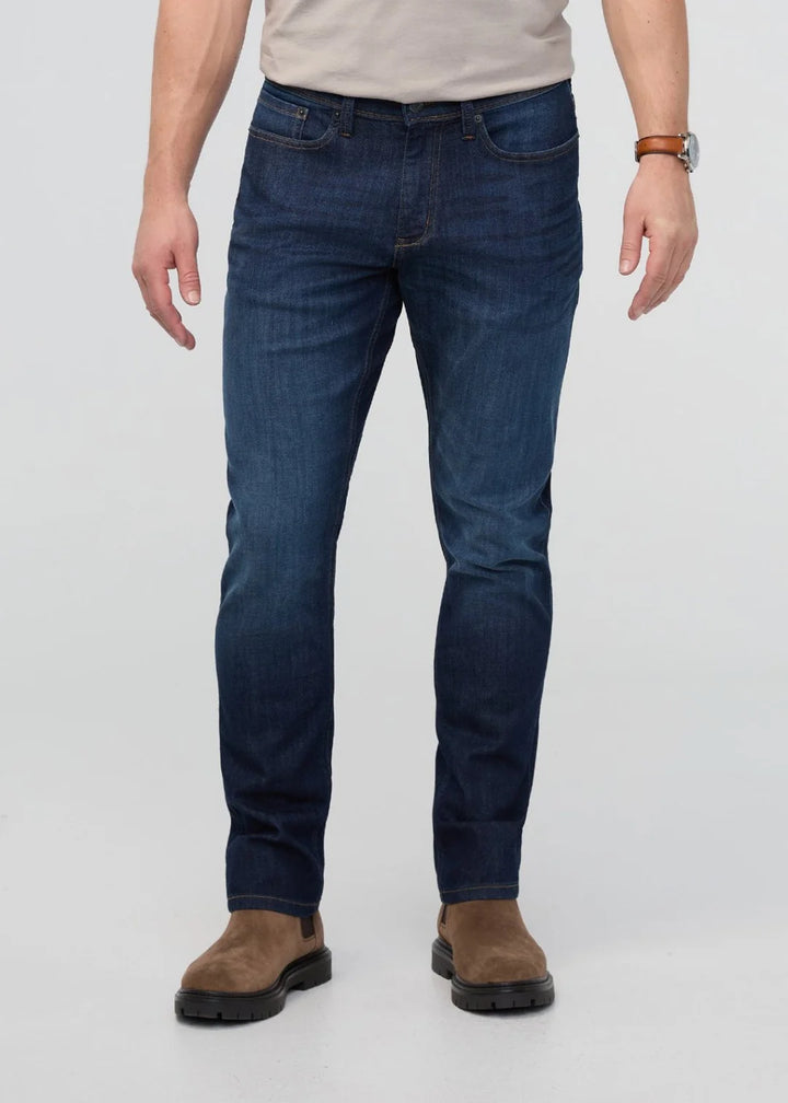 Performance Denim Relaxed Taper-Marina Blue