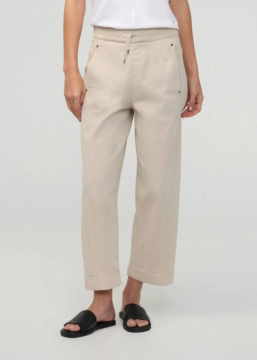 FlexTwill Barrel Pull On Pant-Sandstone