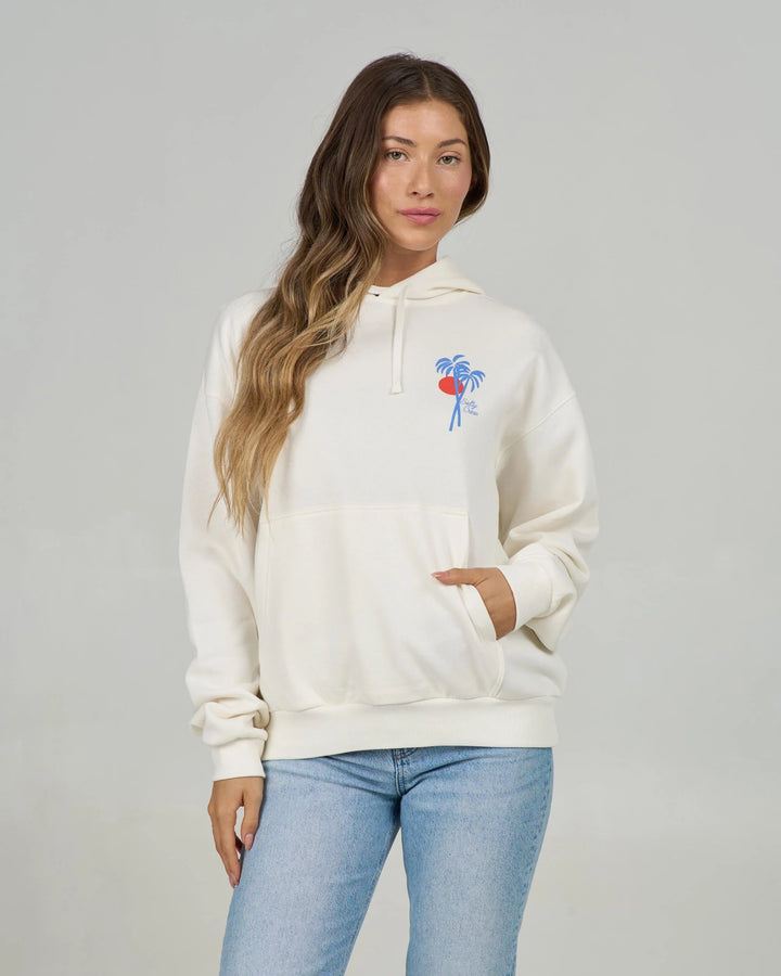 GEO PALM HOODY-OFF WHITE