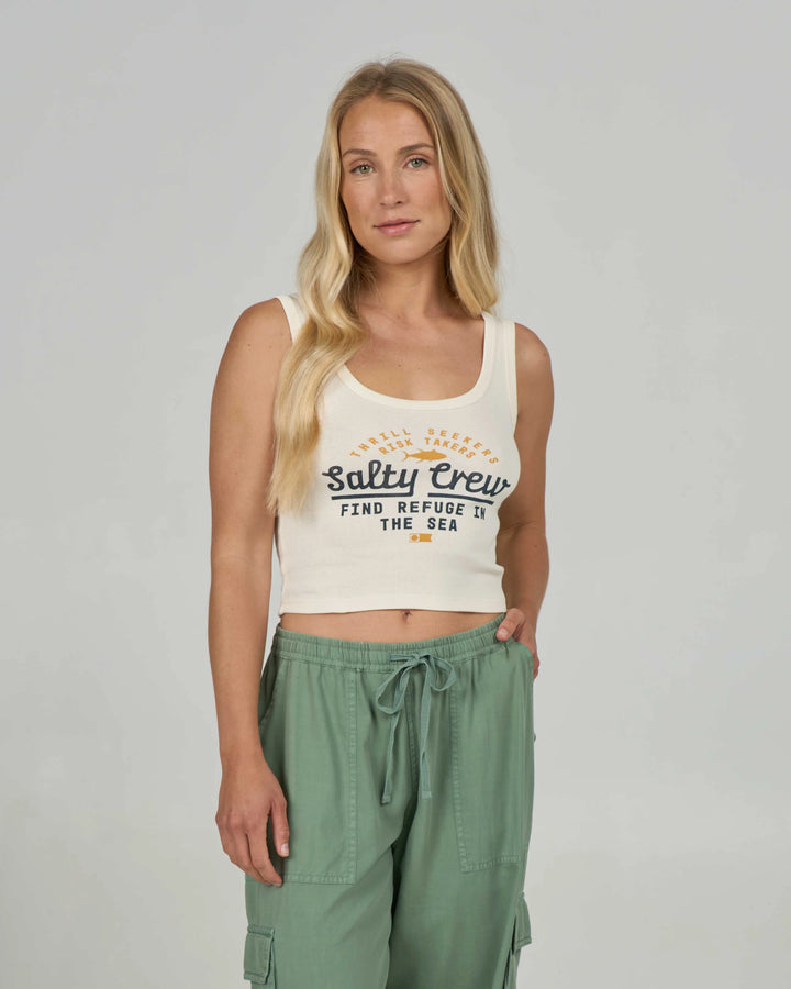 UNSCRIPTED TANK-OFF WHITE