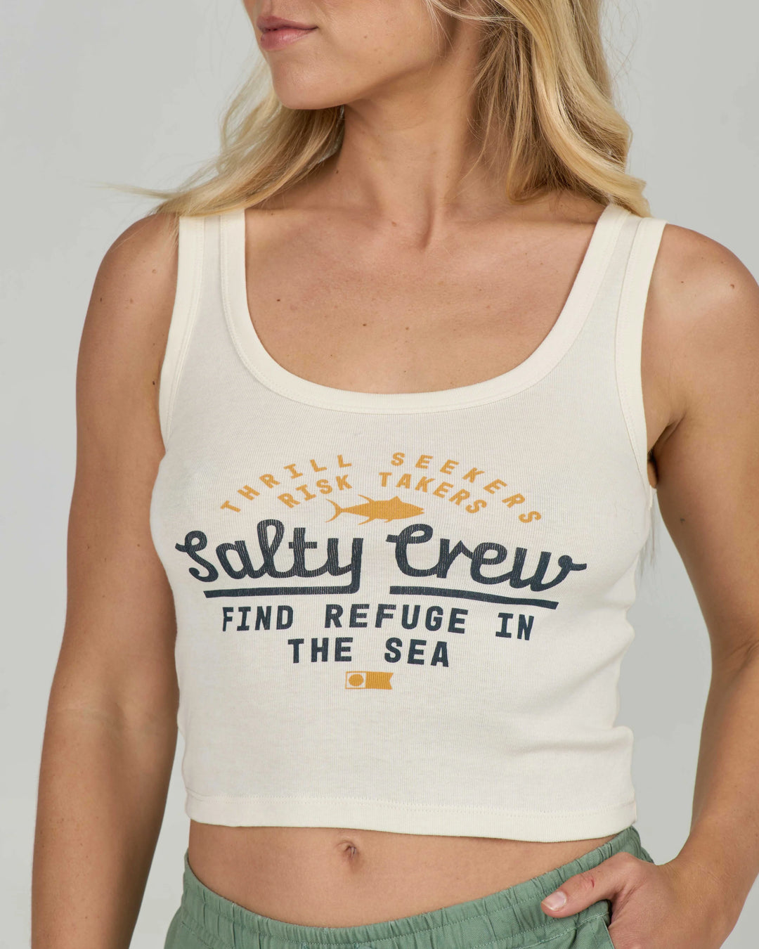 UNSCRIPTED TANK-OFF WHITE