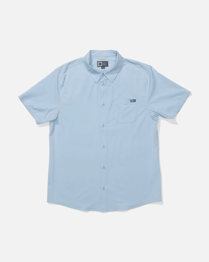 DRIFTER UV BUTTON UP-CLEAR SKY