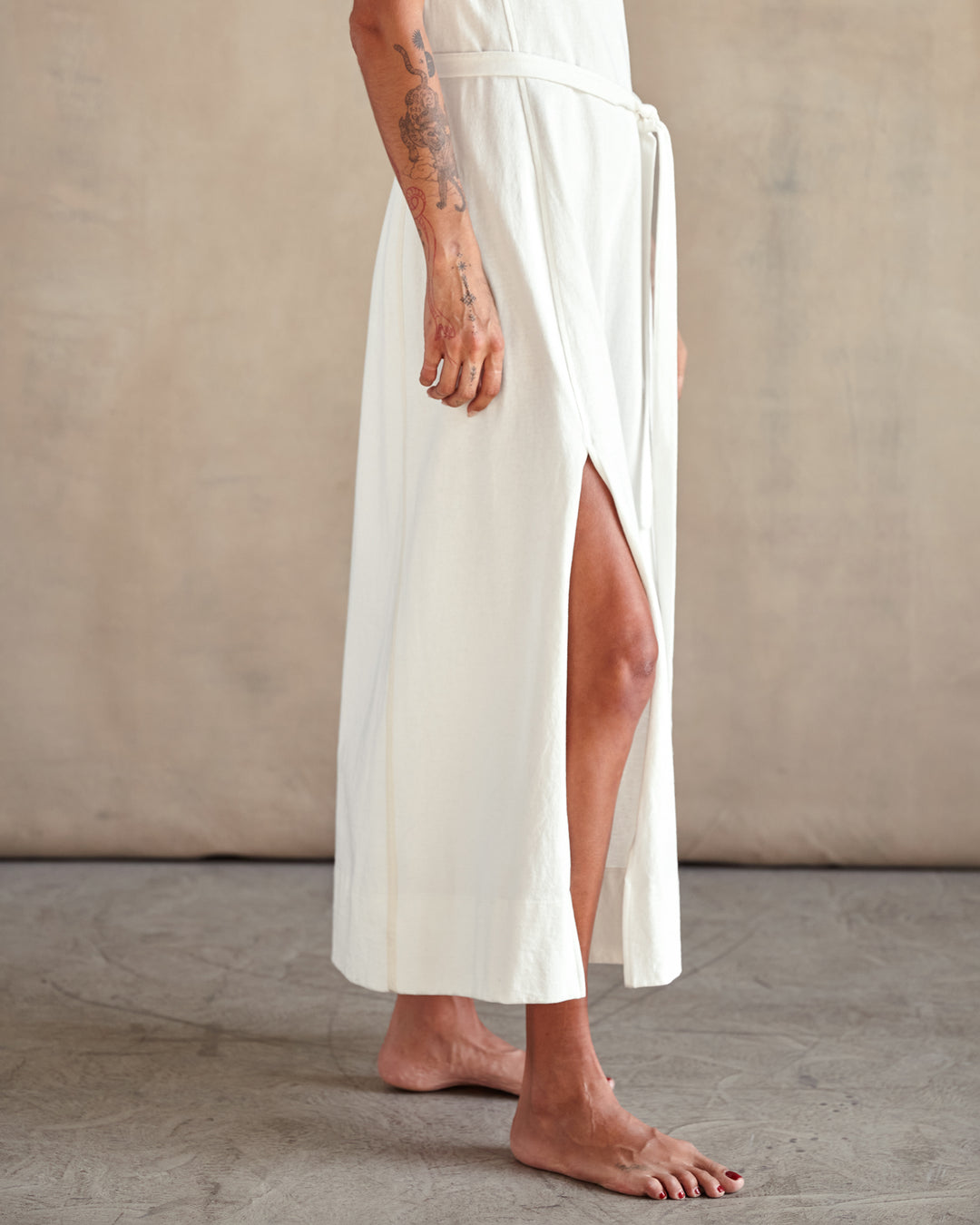 HERMOSA TANK DRESS-SALT