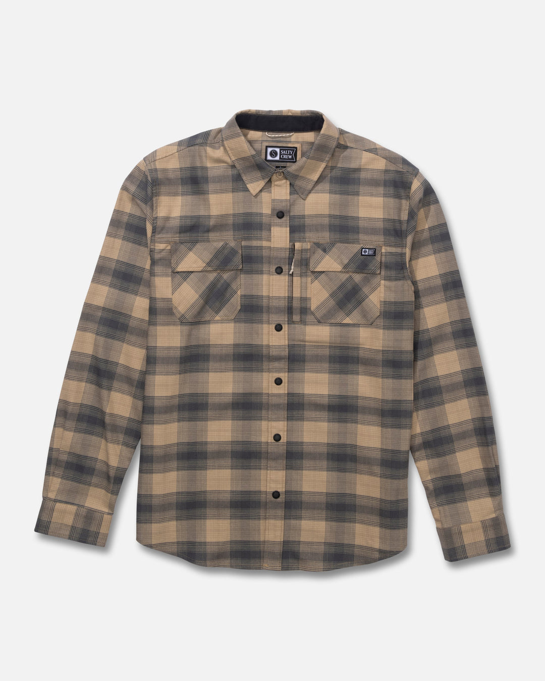 FATHOM LS TECH FLANNEL-KHAKI