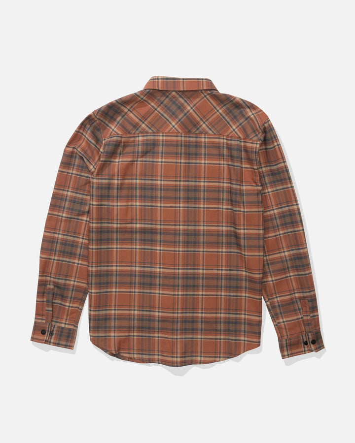 FATHOM LS TECH FLANNEL-RUSSET