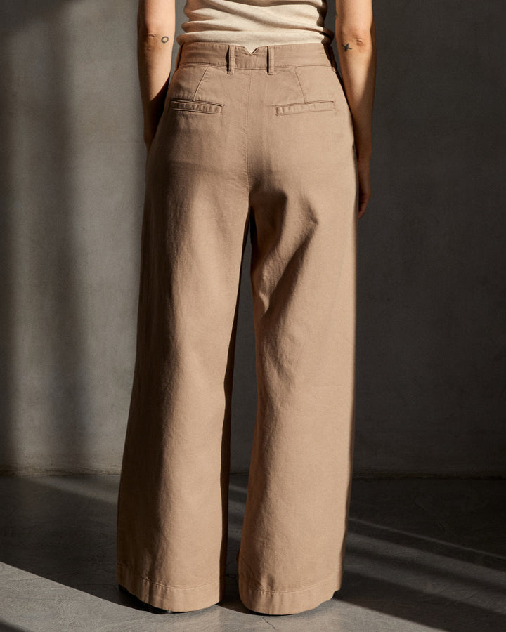 SUMMERLAND TROUSER-CHESTNUT