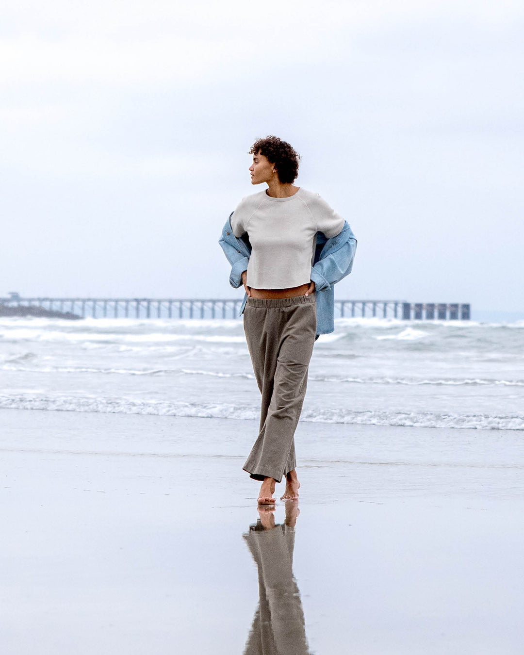 THE WANDERER PANT-WILD MUSHROOM