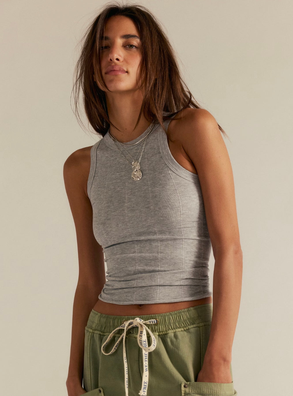 SO SOFT SEAMLESS MODAL TA / HEATHER GREY