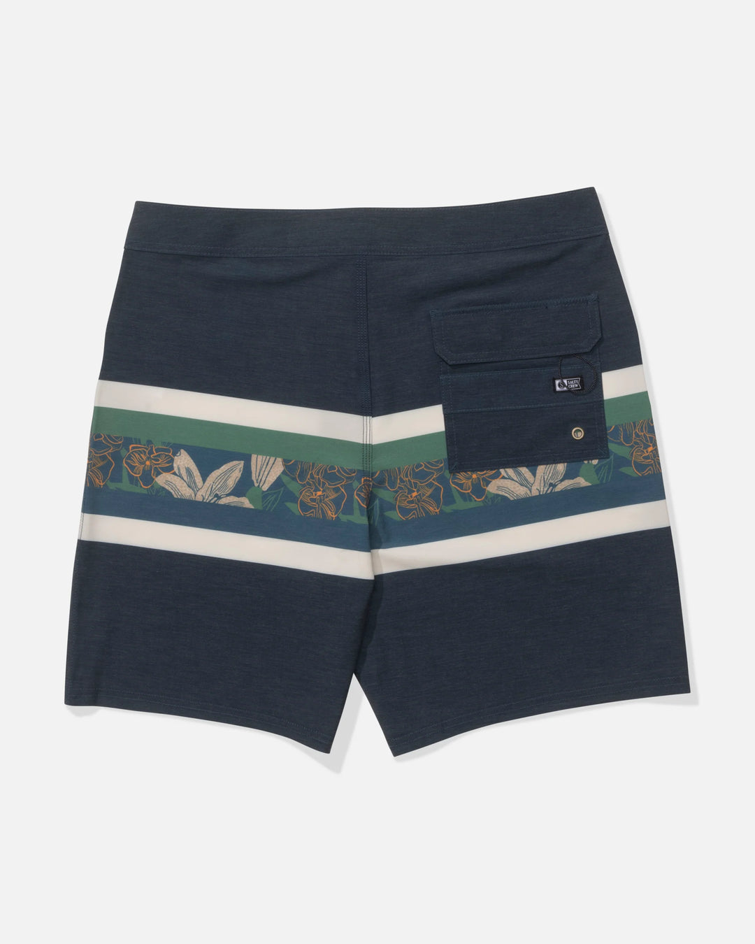 CREW STRIPE BOARDSHORT-CAST BLUE