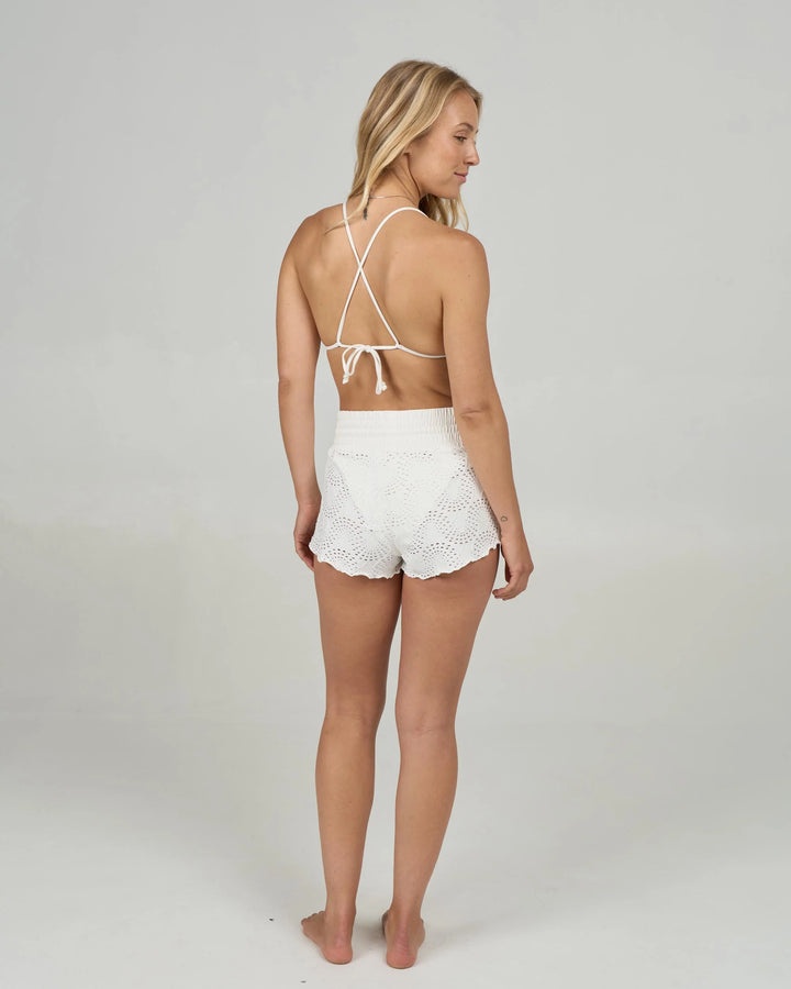 SHELL YA SWIM SHORT-WHITE
