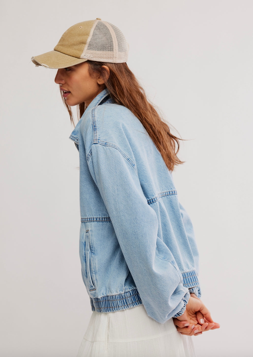 BIRDIE DENIM JACKET / MOCKINGBIRD