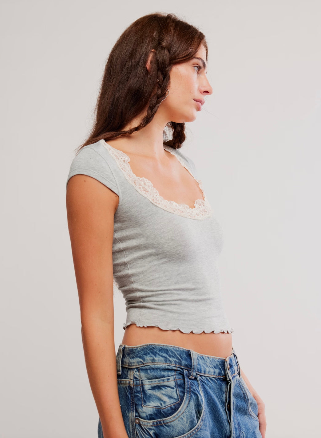 OH MY DARLING TEE / HEATHER GREY