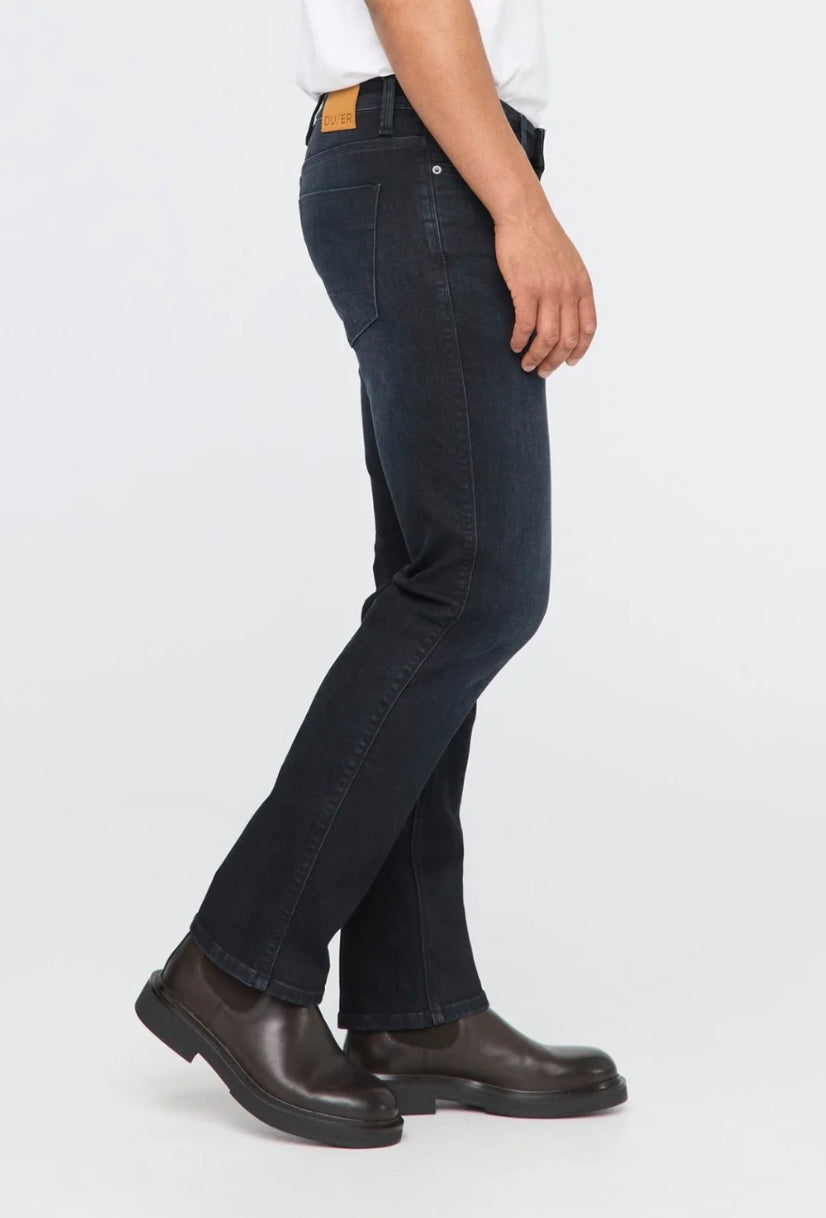 Performance Denim+ Straight-Carbon Stone