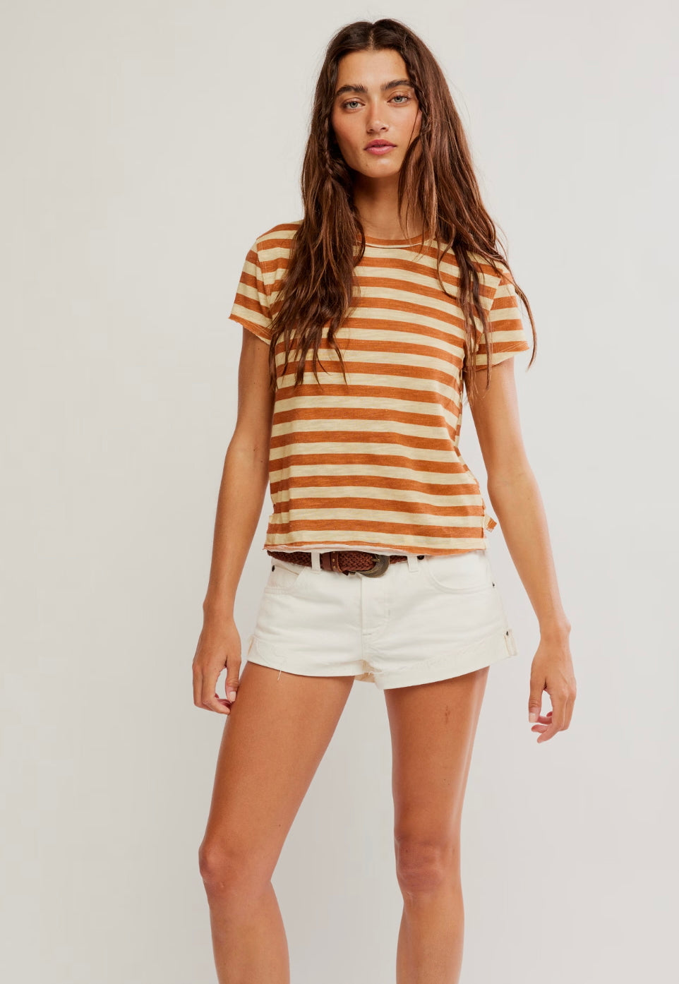 NORA TEE / MOCHA COMBO