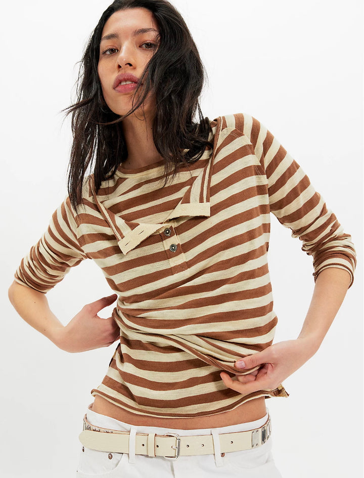 NORA TEE / MOCHA COMBO