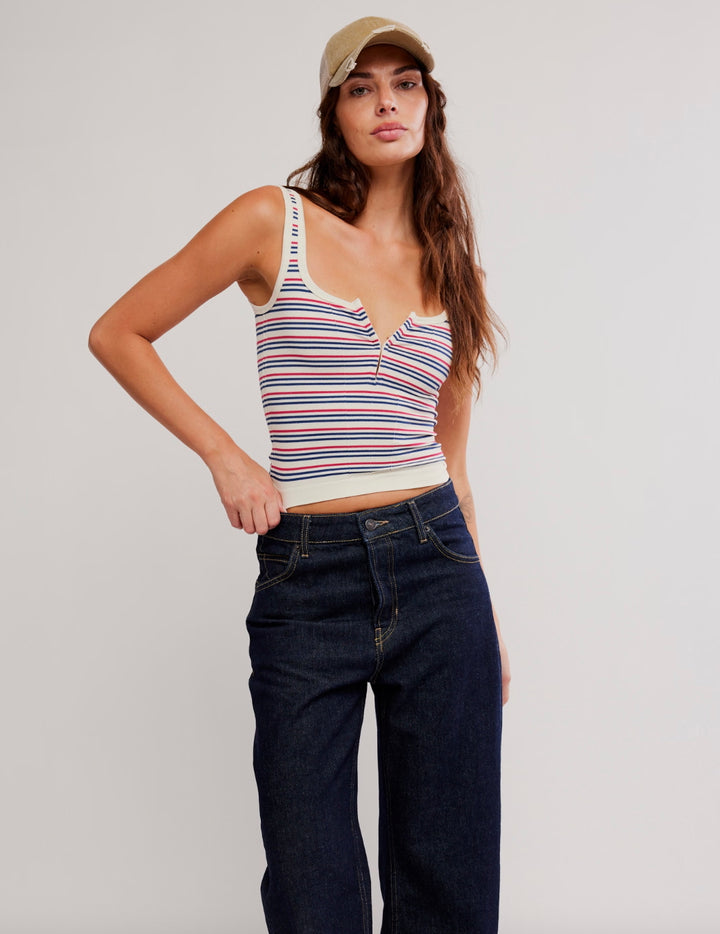 STRIPED SIMPLY SOFT CAMI / PERI COMBO