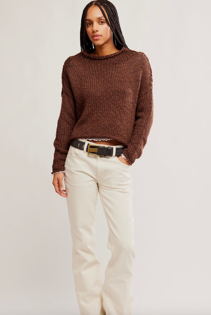 OPAL SWEATER / CHICORY COFFEE