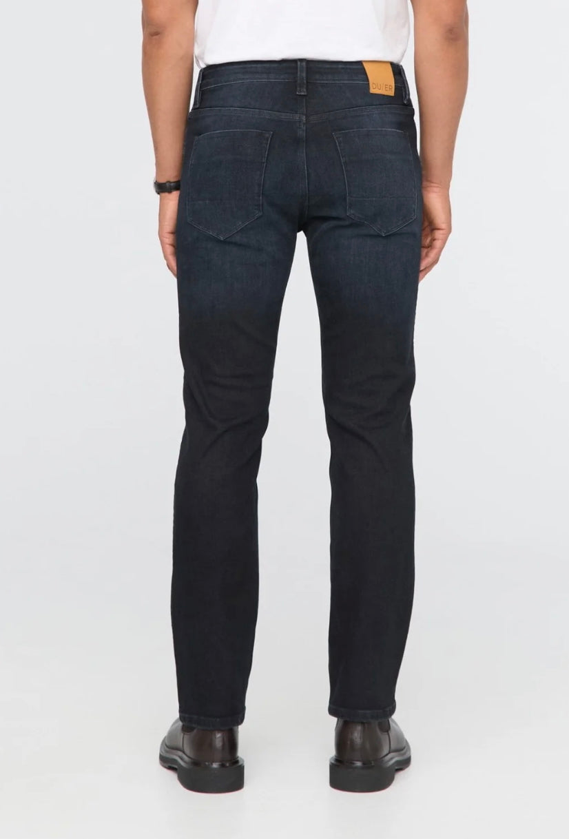 Performance Denim+ Straight-Carbon Stone