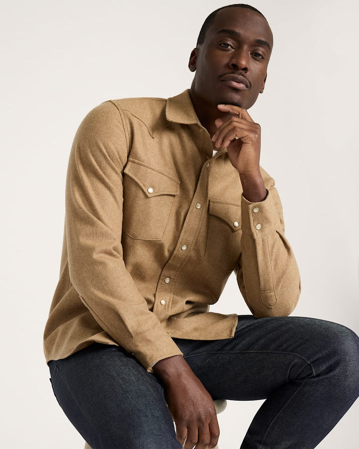 canyon shirt-tan mix