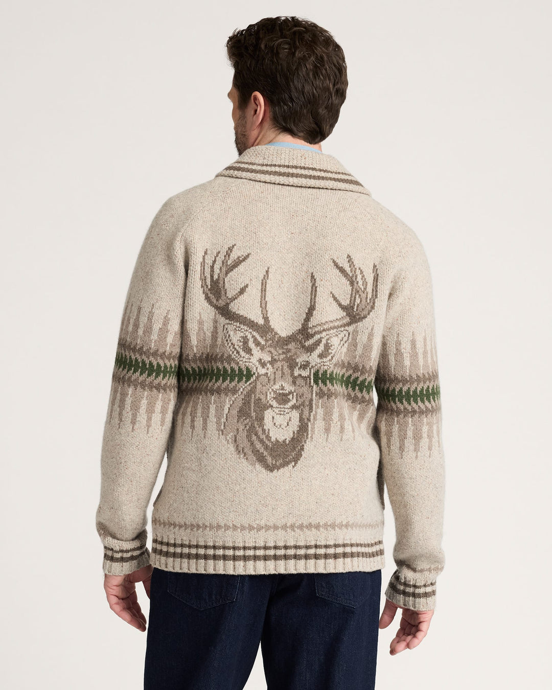 sawtooth buck zip sweater-sawtooth oatmeal