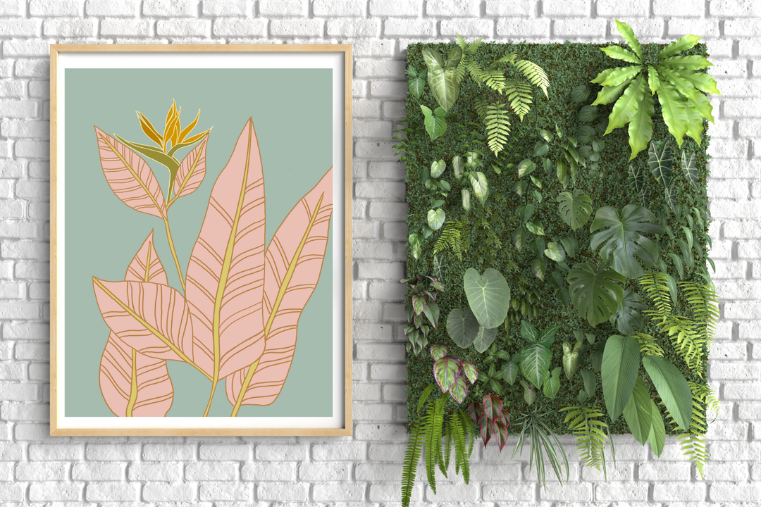Boho Bird of Paradise Print