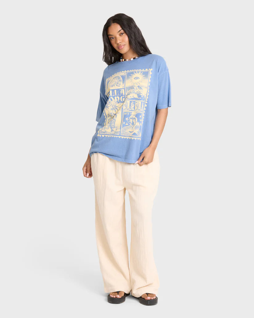ACROSS SKIES SS TEE-BLUE HORIZON
