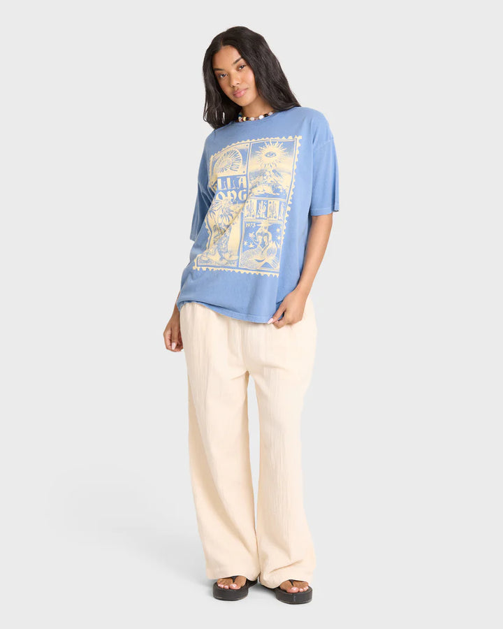 ACROSS SKIES SS TEE-BLUE HORIZON