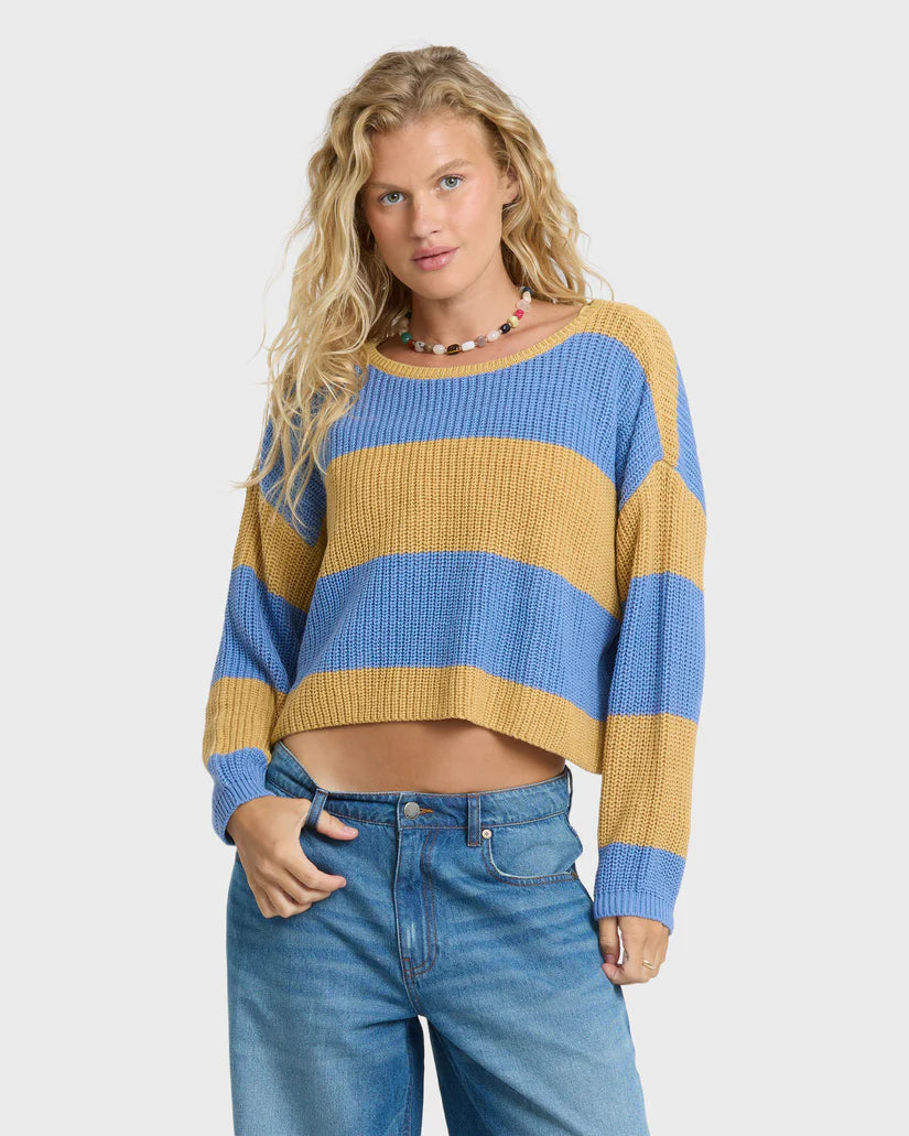 LIT LIGHT SWEATER-CURRY