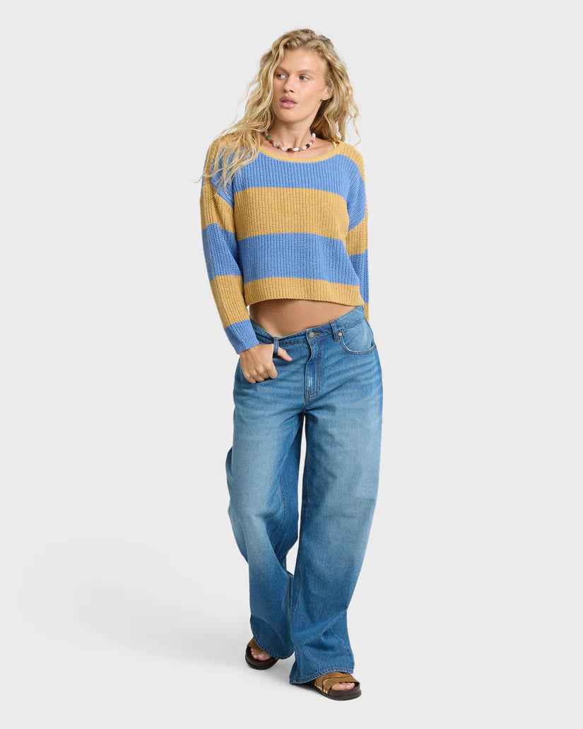 LIT LIGHT SWEATER-CURRY