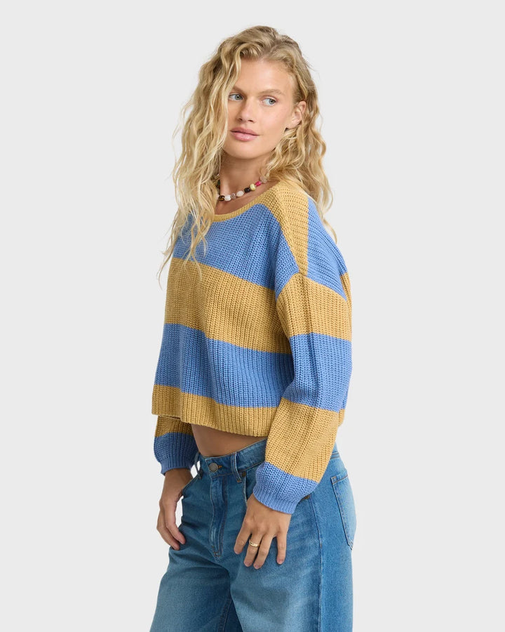 LIT LIGHT SWEATER-CURRY