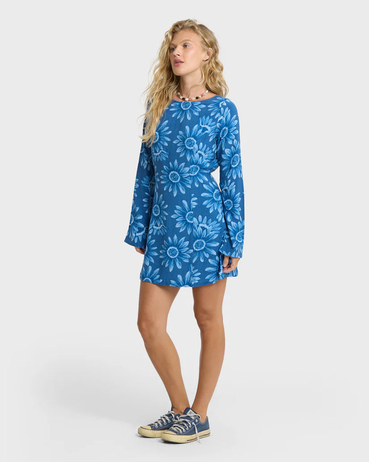 WAY OUT WEST LS MINI DRS-TRUE NAVY