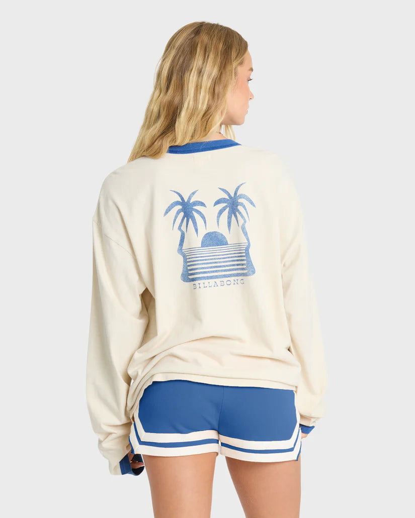 LE LOVE SURF LS RINGER-WHITE CAP