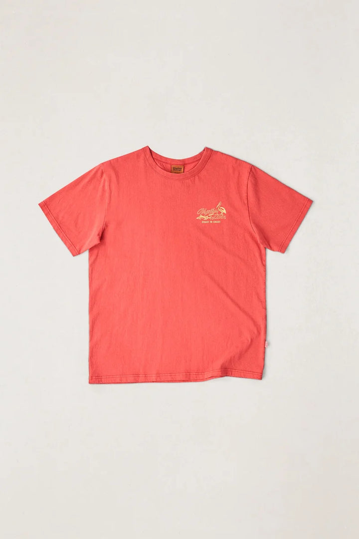 c2c vintage ss t-shirt-vintage red