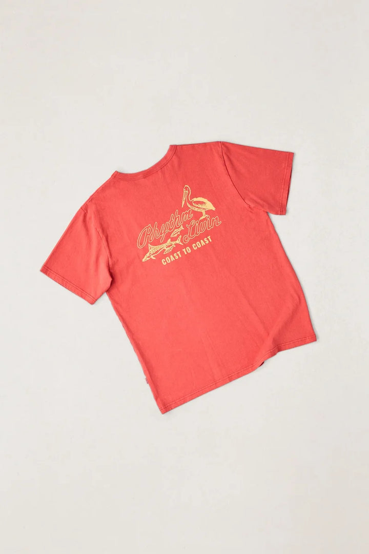 c2c vintage ss t-shirt-vintage red