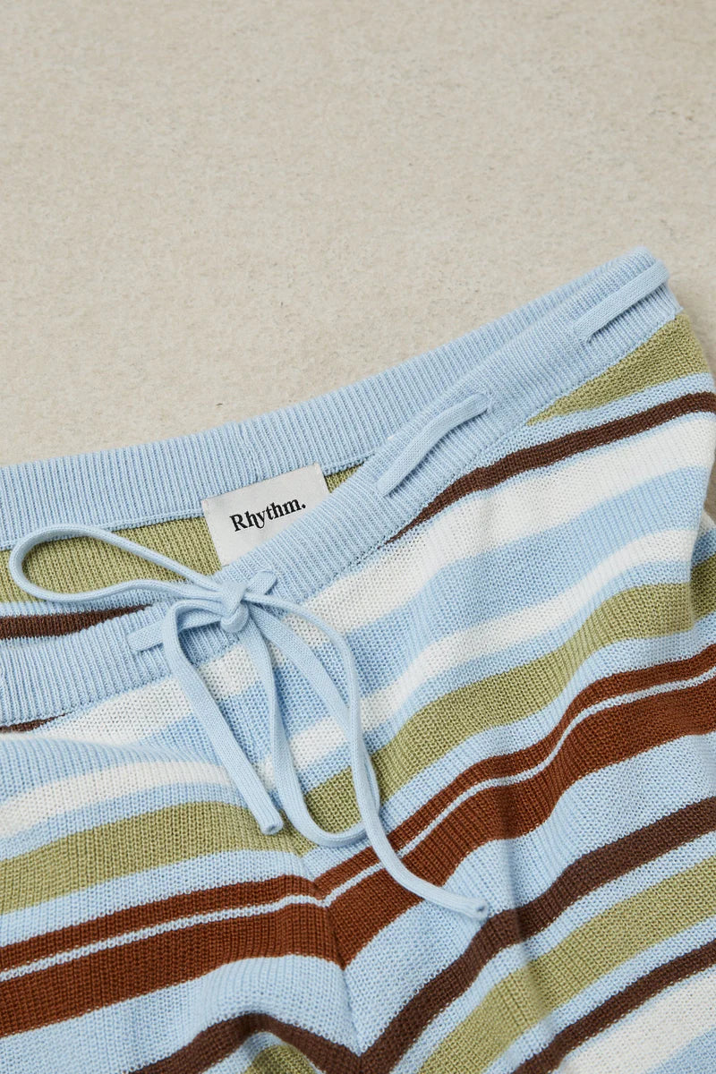 frankie stripe knit short-marine green