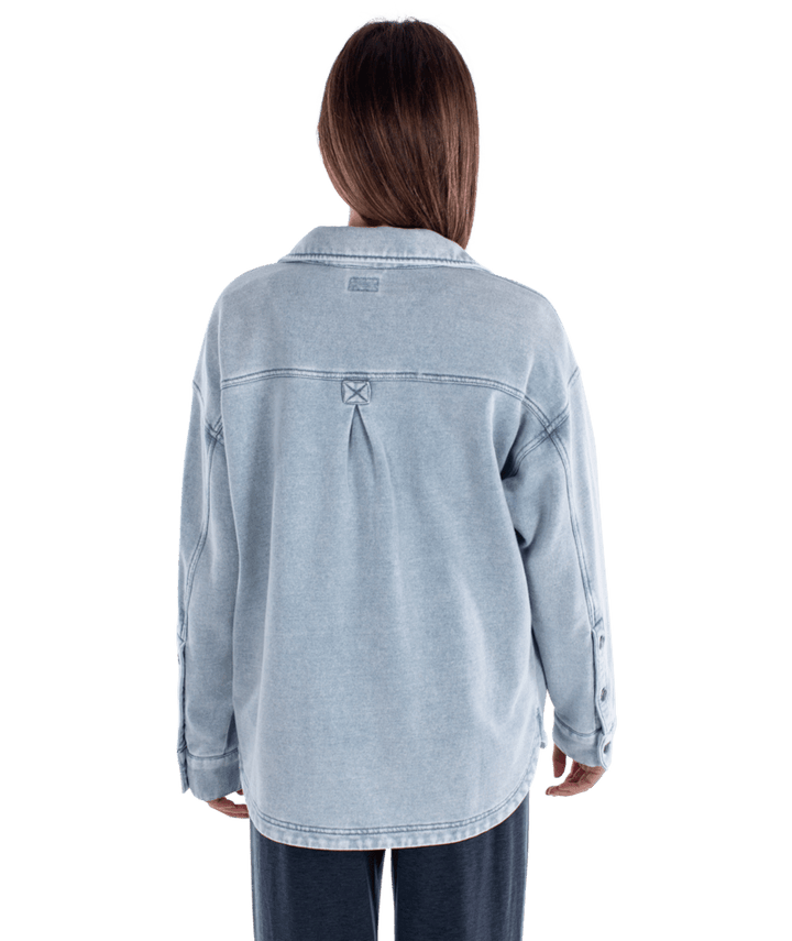 Eden Knit Shirt-Denim